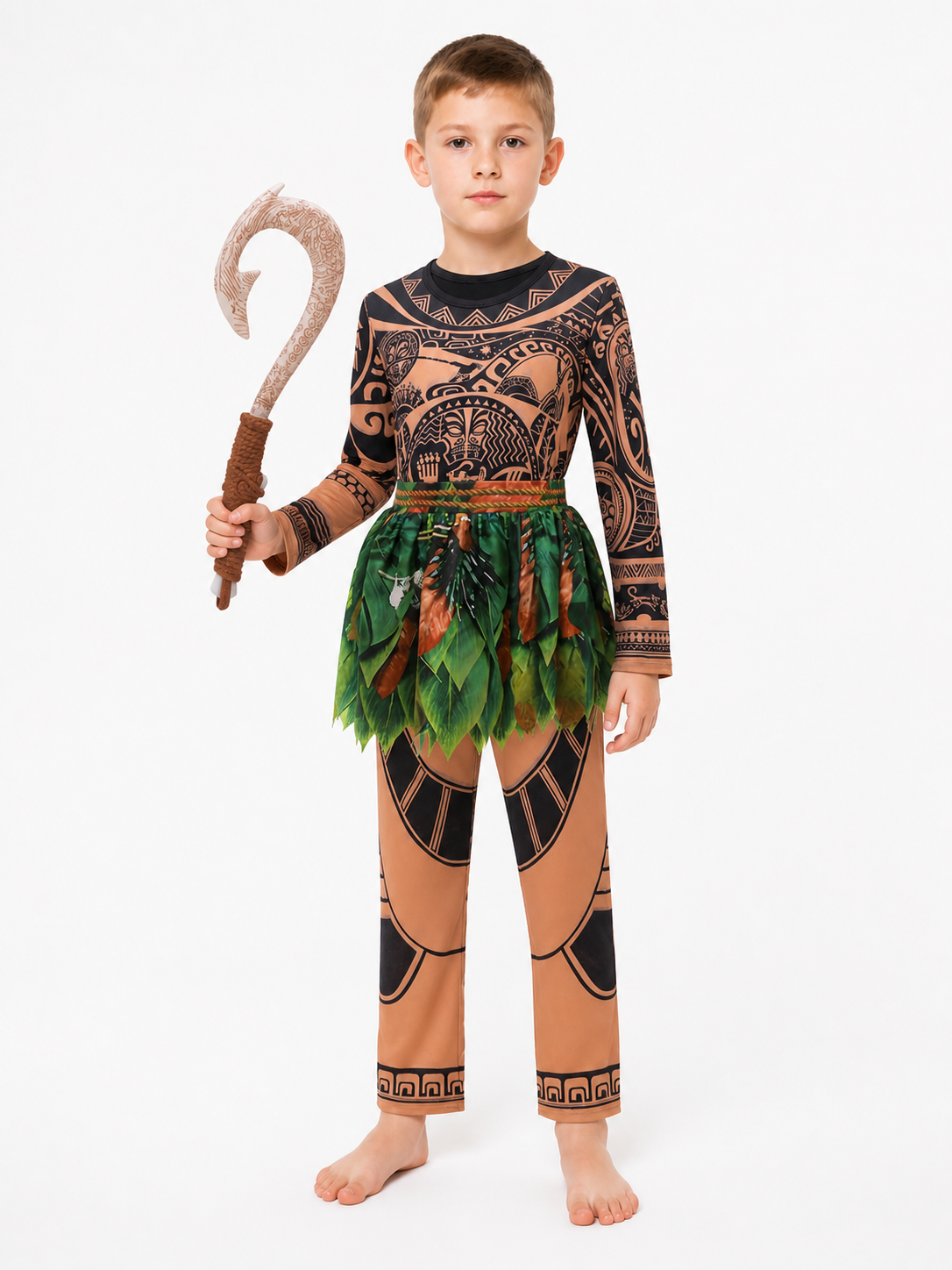 Maui Carnival Costume with Leaves and Hook Costumes detail 3