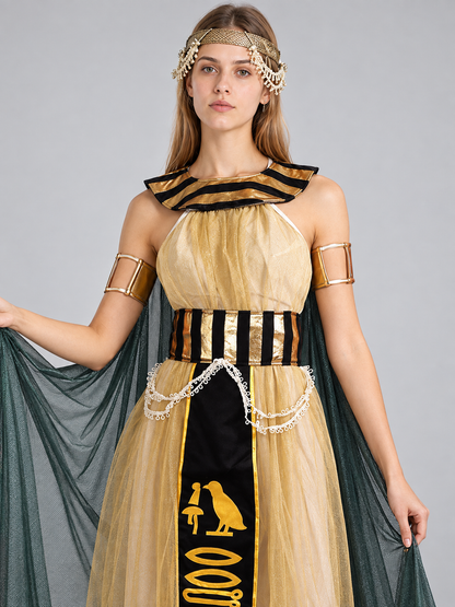 Egyptian-Style Carnival Costume with Cape Costume Capes detail 2