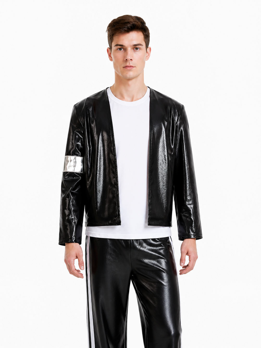 Stage Three-Piece Costume with a Shiny Jacket Costumes detail 2