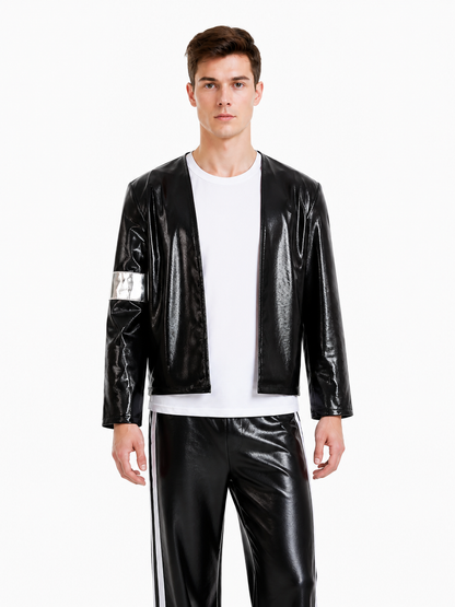 Stage Three-Piece Costume with a Shiny Jacket Costumes detail 2