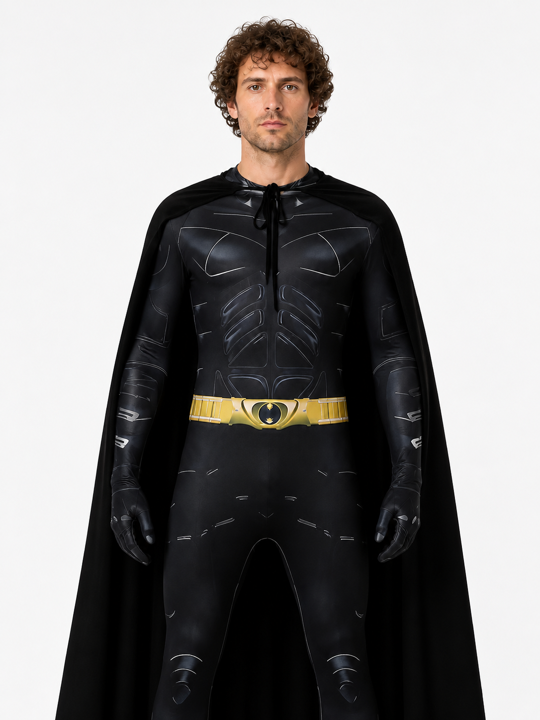Batman Jumpsuit with Cape, Carnival Costume Costume Capes detail 3
