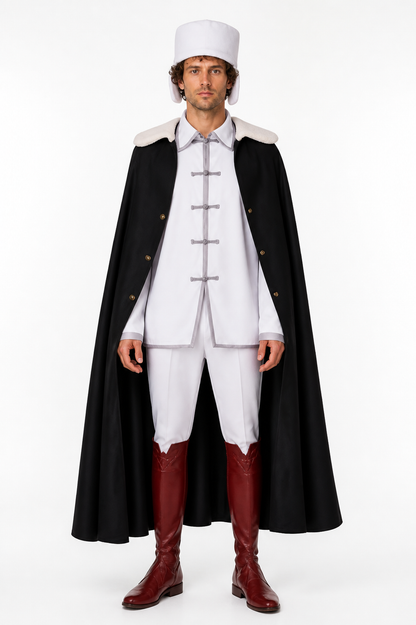 Fyodor D. Cosplay Costume with Cape and Hat Costume Capes detail 3