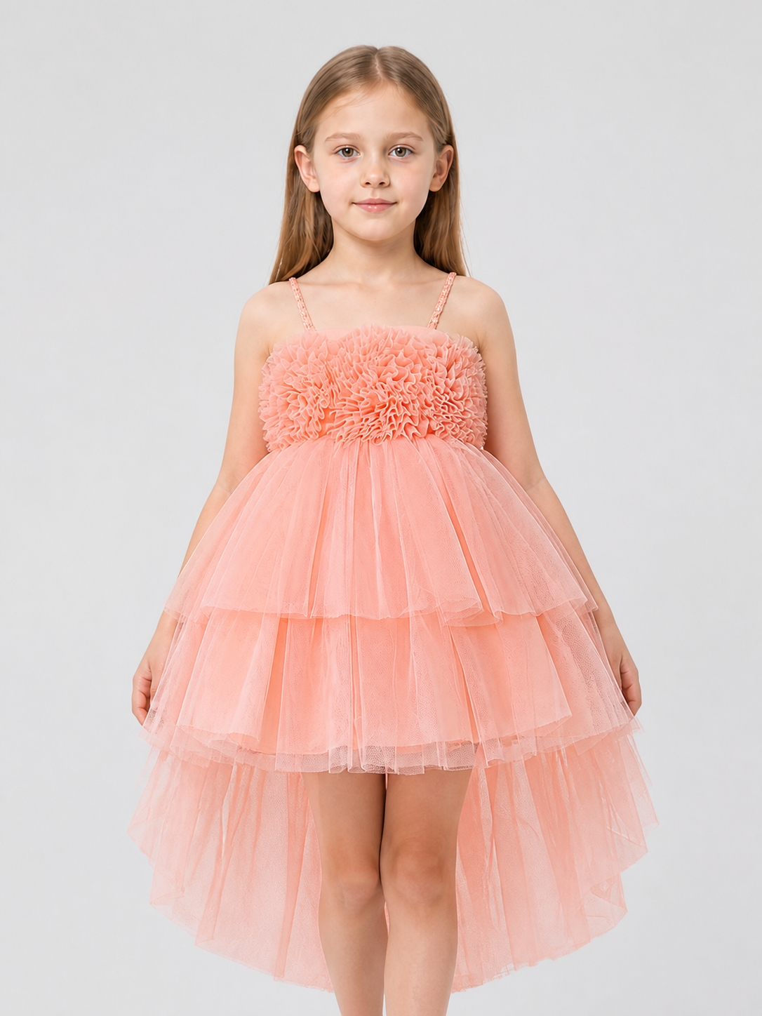 European Tutu Dress with Train for Performances Costume Dresses detail 3