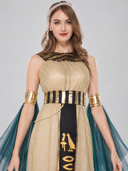 Egyptian Queen Costume with Cape Costume Capes detail 2