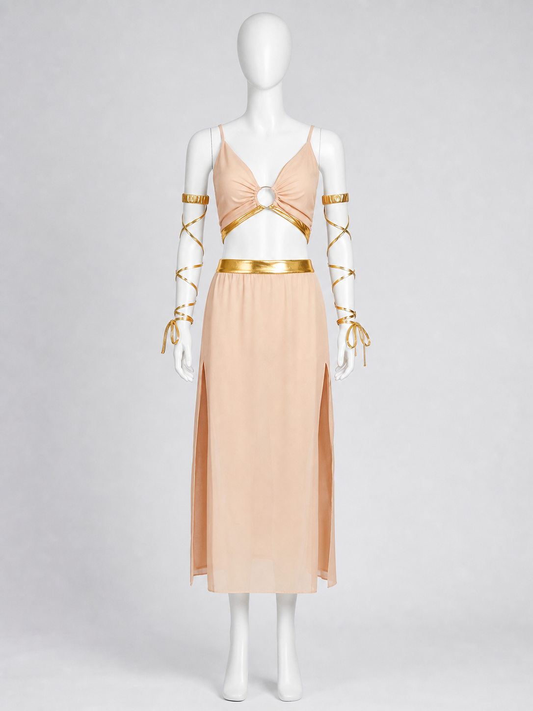 Stage Costume: Top and Long Skirt with Slit