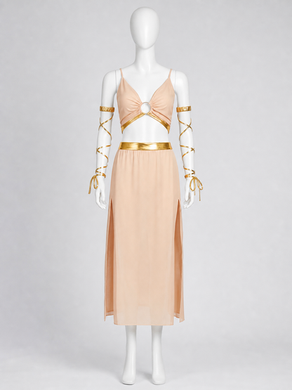 Stage Costume: Top and Long Skirt with Slit