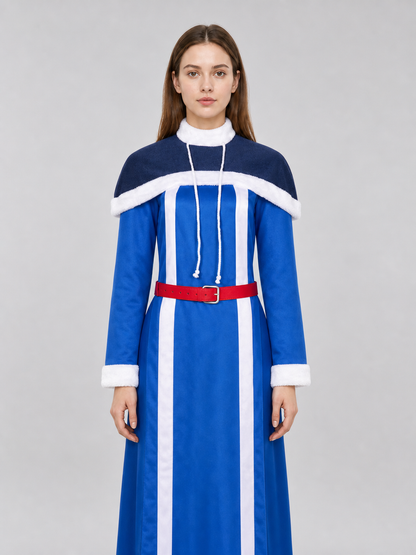 Juvia Lockser Cosplay Costume with Hat and Belt