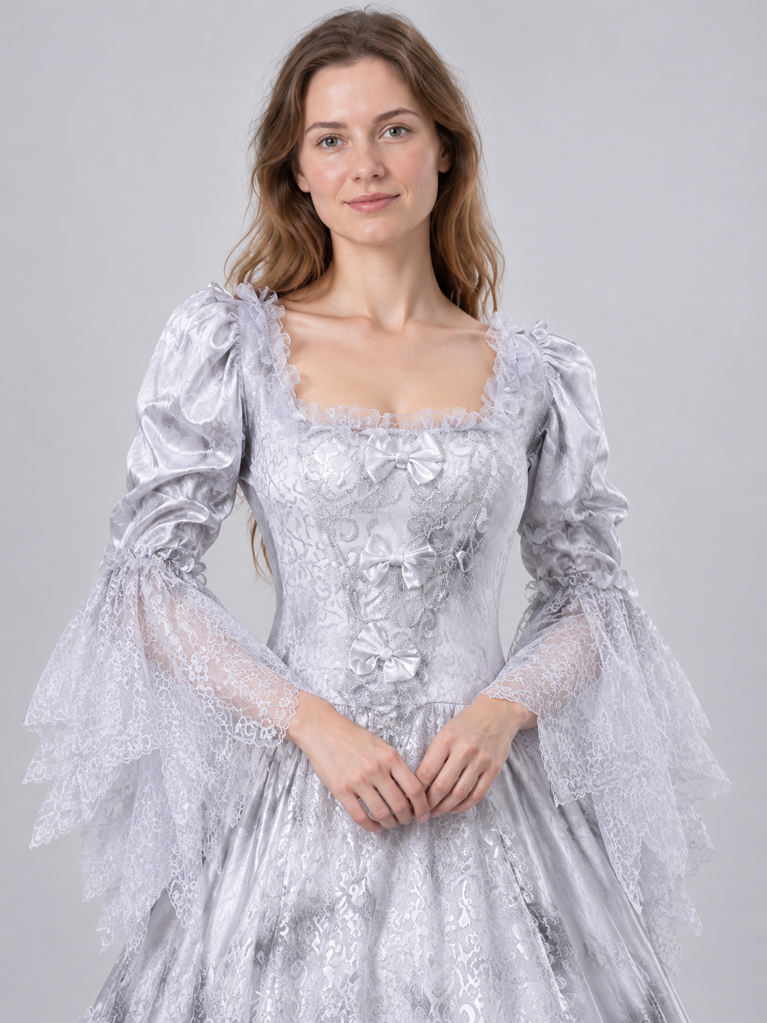 Ghost Costume with Lace and Bow