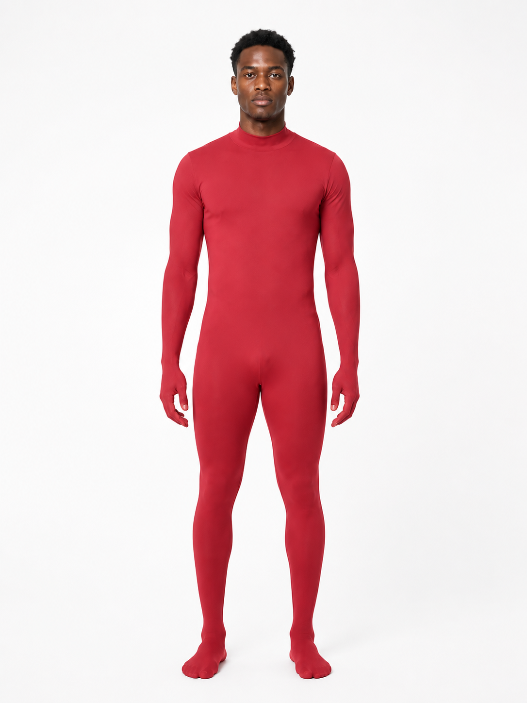 Burgundy Halloween Hooded Bodysuit