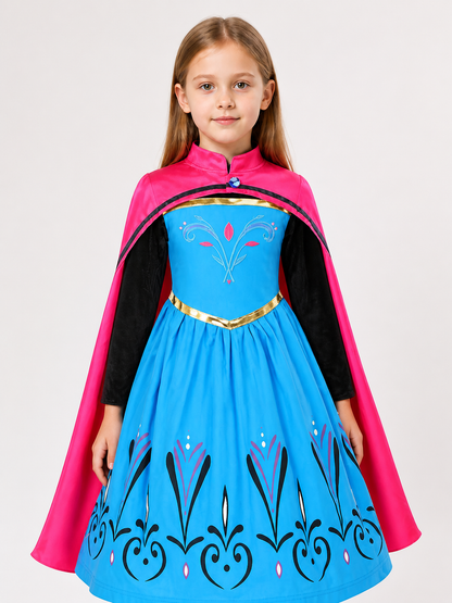 Pink and Blue Princess Costume for Halloween