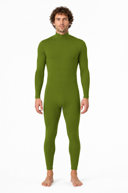 Fitted Olive Cosplay Jumpsuit Costumes detail 3