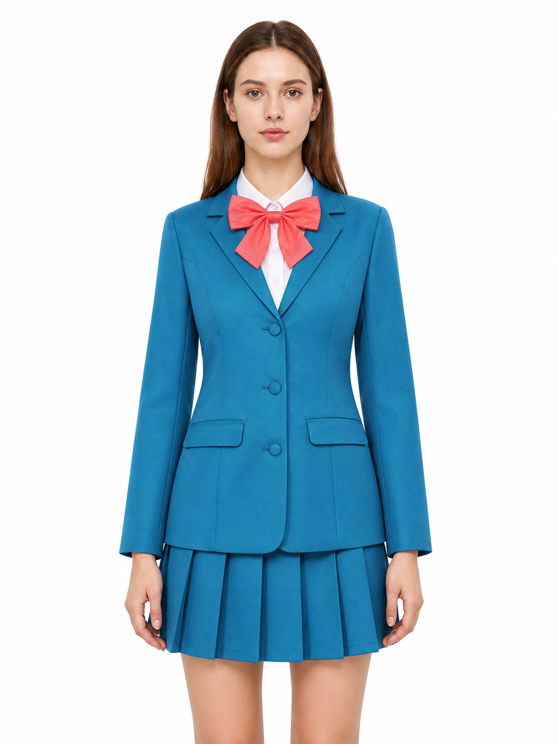 School Uniform Set with Pleated Skirt Costumes detail 2