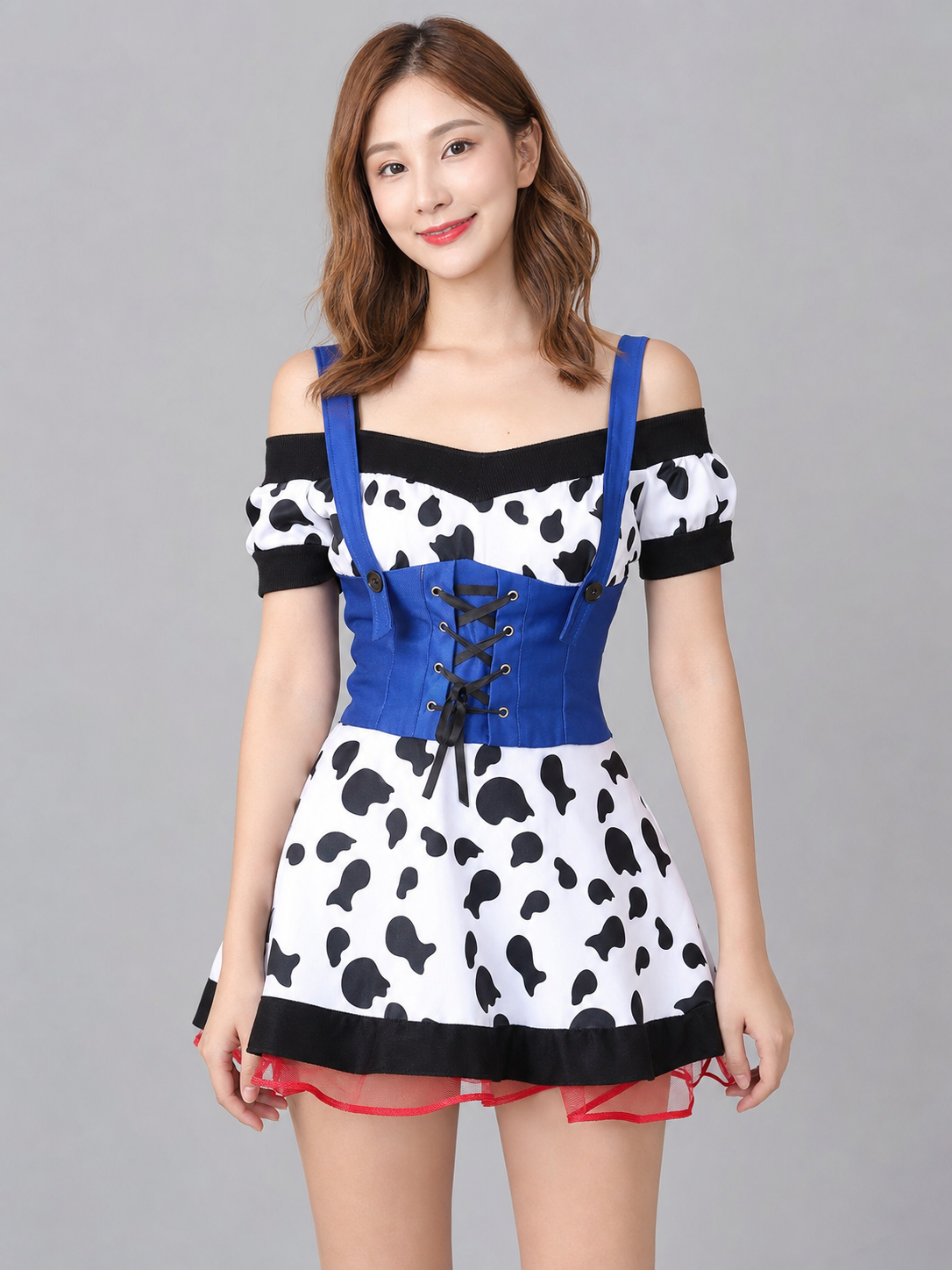 Cow Costume with Ears and Tail