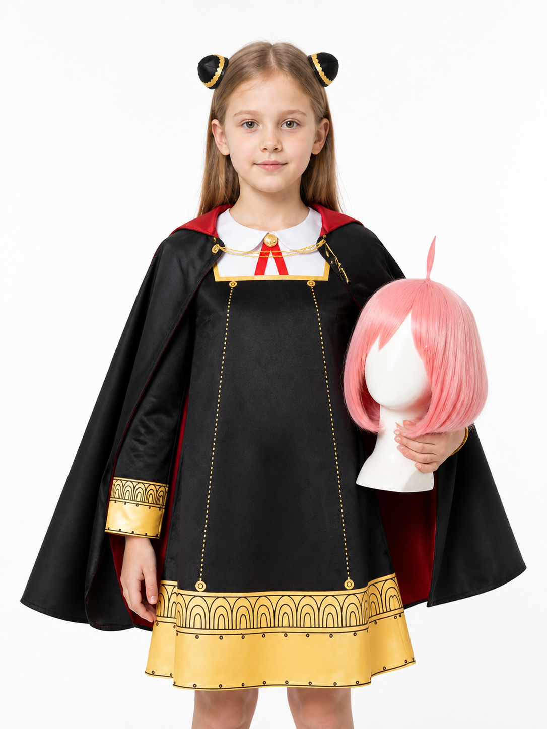 Anya Forger Cosplay Costume with Cape from SPY x FAMILY Costume Capes detail 3