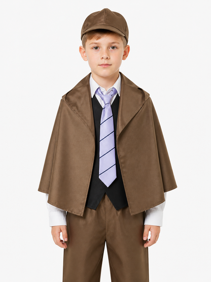 Edogawa Ranpo Cosplay Costume with Cape and Hat Costume Capes detail 3
