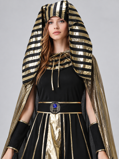 Egyptian-Style Carnival Costume with Cape Costume Capes detail 2