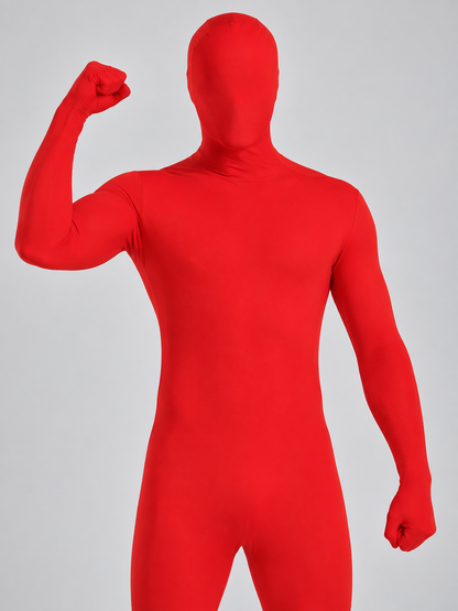 Form-Fitting Hooded Mask Jumpsuit Costume Costume Masks detail 2
