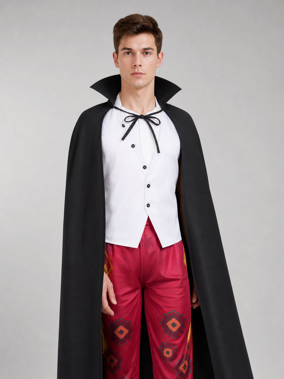 Pirate Cosplay Costume: Cape, Vest, and Pants
