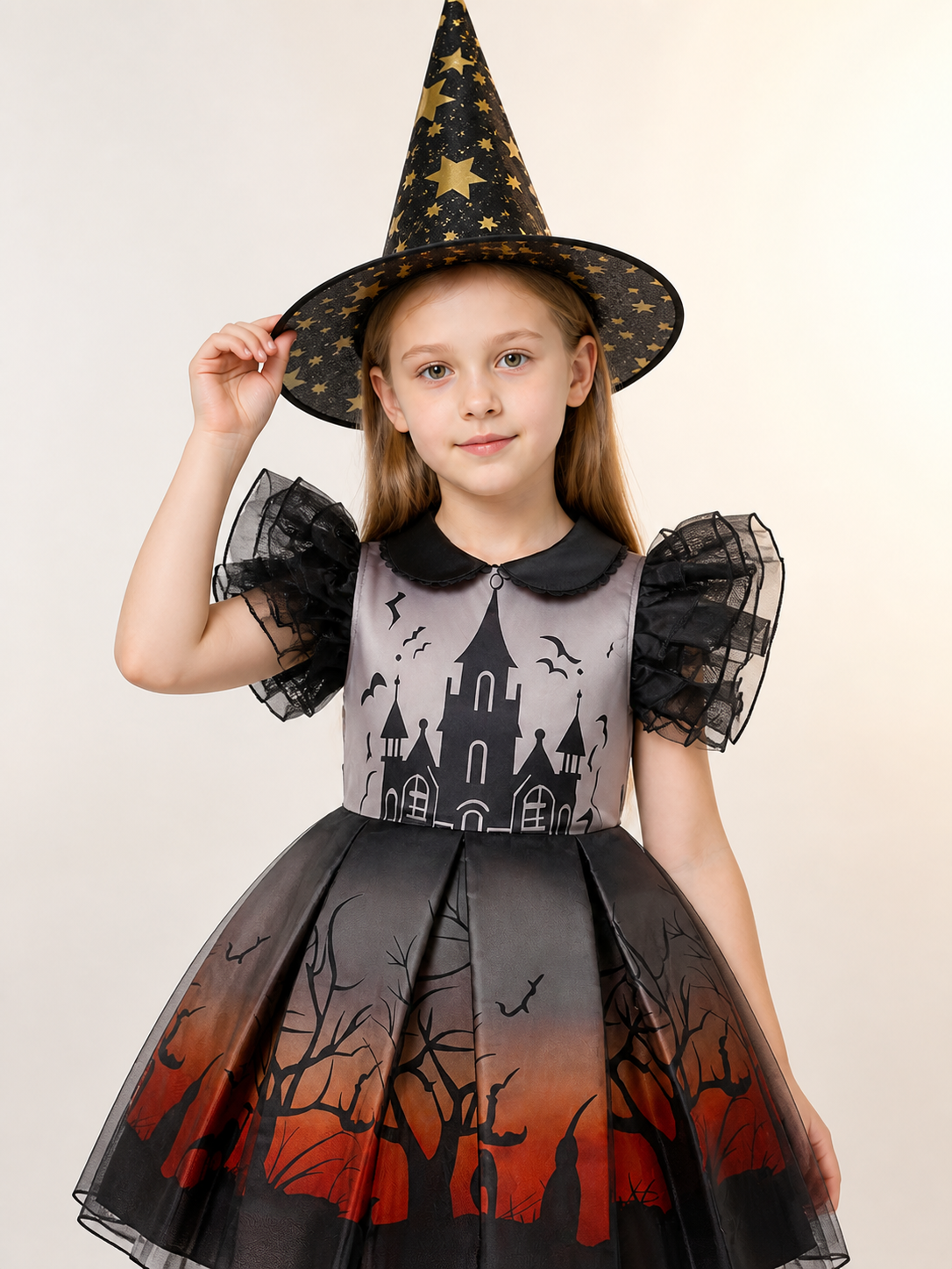 Halloween Costume Set with Dress and Hat Costume Dresses detail 2