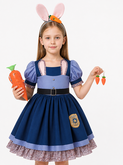 Children's Police Bunny Costume from Zootopia Costumes detail 3