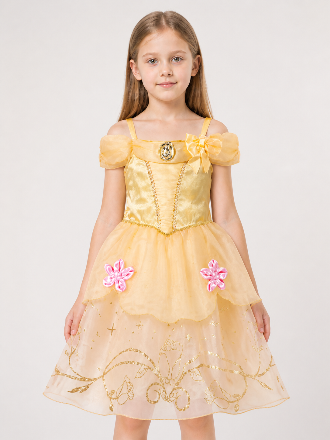 Princess Costume in Pink and Gold Tones Costumes detail 2
