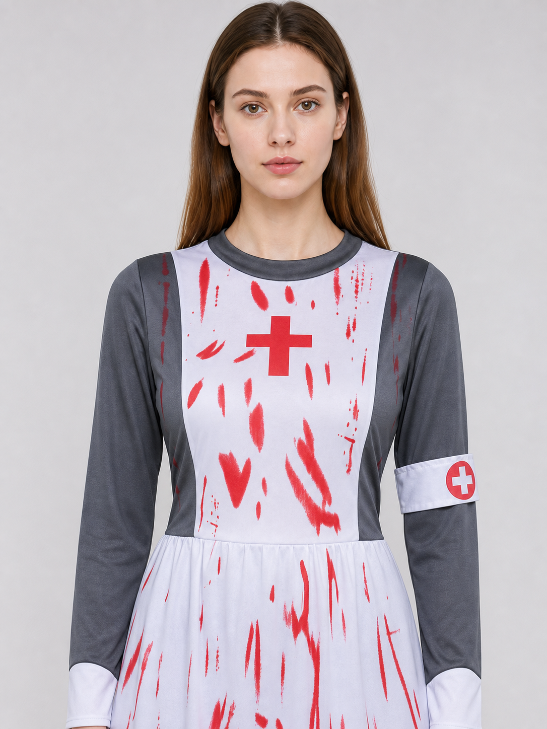 Halloween Costume: Medical Uniform with Blood Print Costumes detail