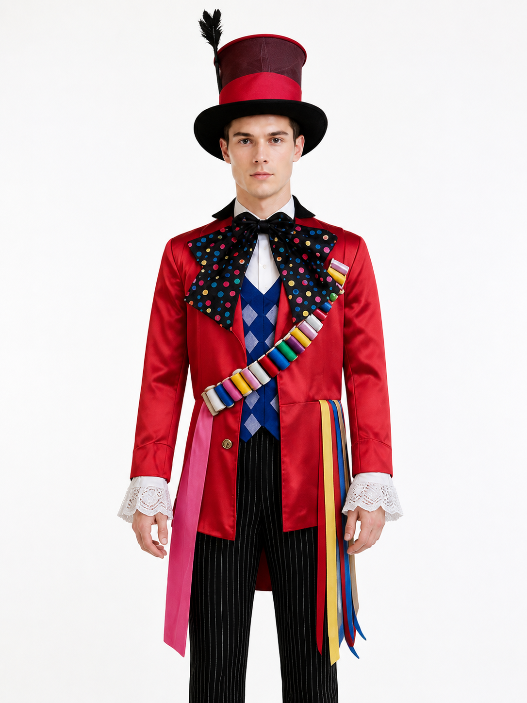Carnival Cosplay Costume with Top Hat Costume Headwear detail 3