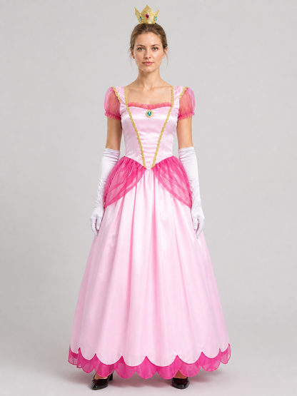 Pink Princess Dress for Halloween, S-XXL Costume Dresses detail 2