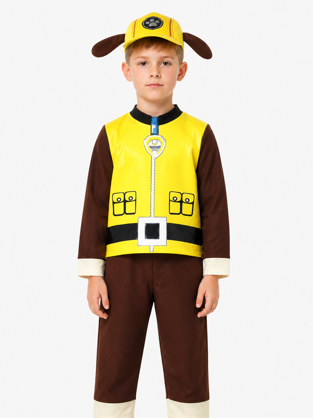 Rubble Puppy Costume with Cap Costume Headwear detail 3