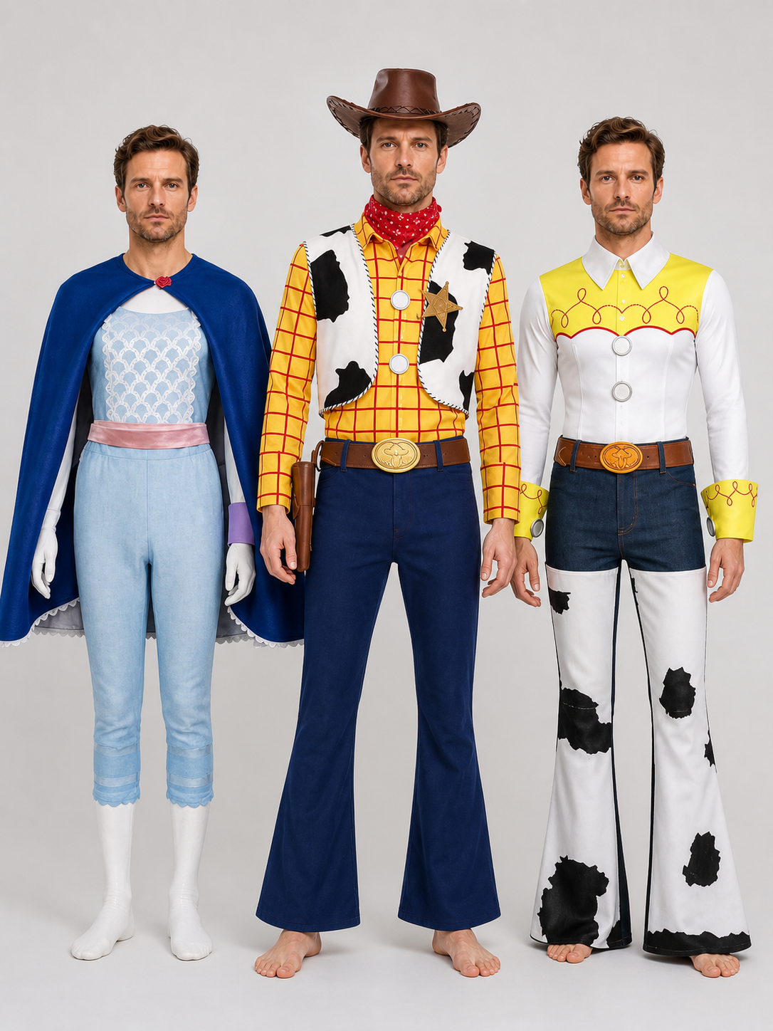 Toy Story Woody, Bo Peep, and Jessie Cosplay Costume Costumes detail 3
