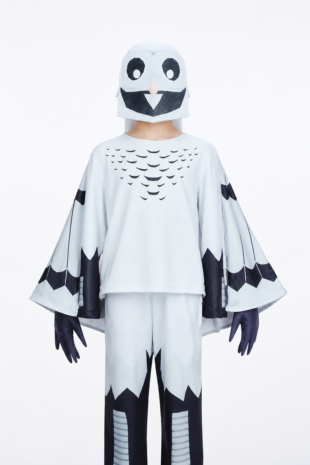 Children's owl costume with wings and mask Costume Masks detail 3