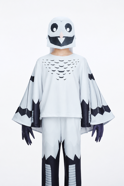 Children's owl costume with wings and mask Costume Masks detail 3