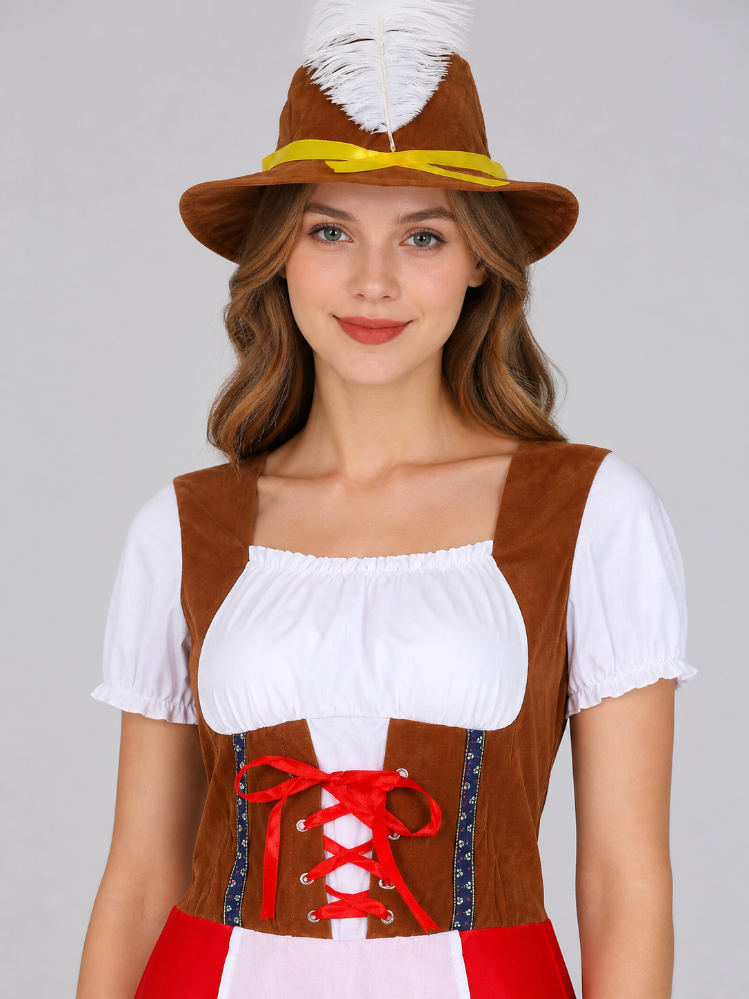 Oktoberfest Costume in Ethnic Style with Hat