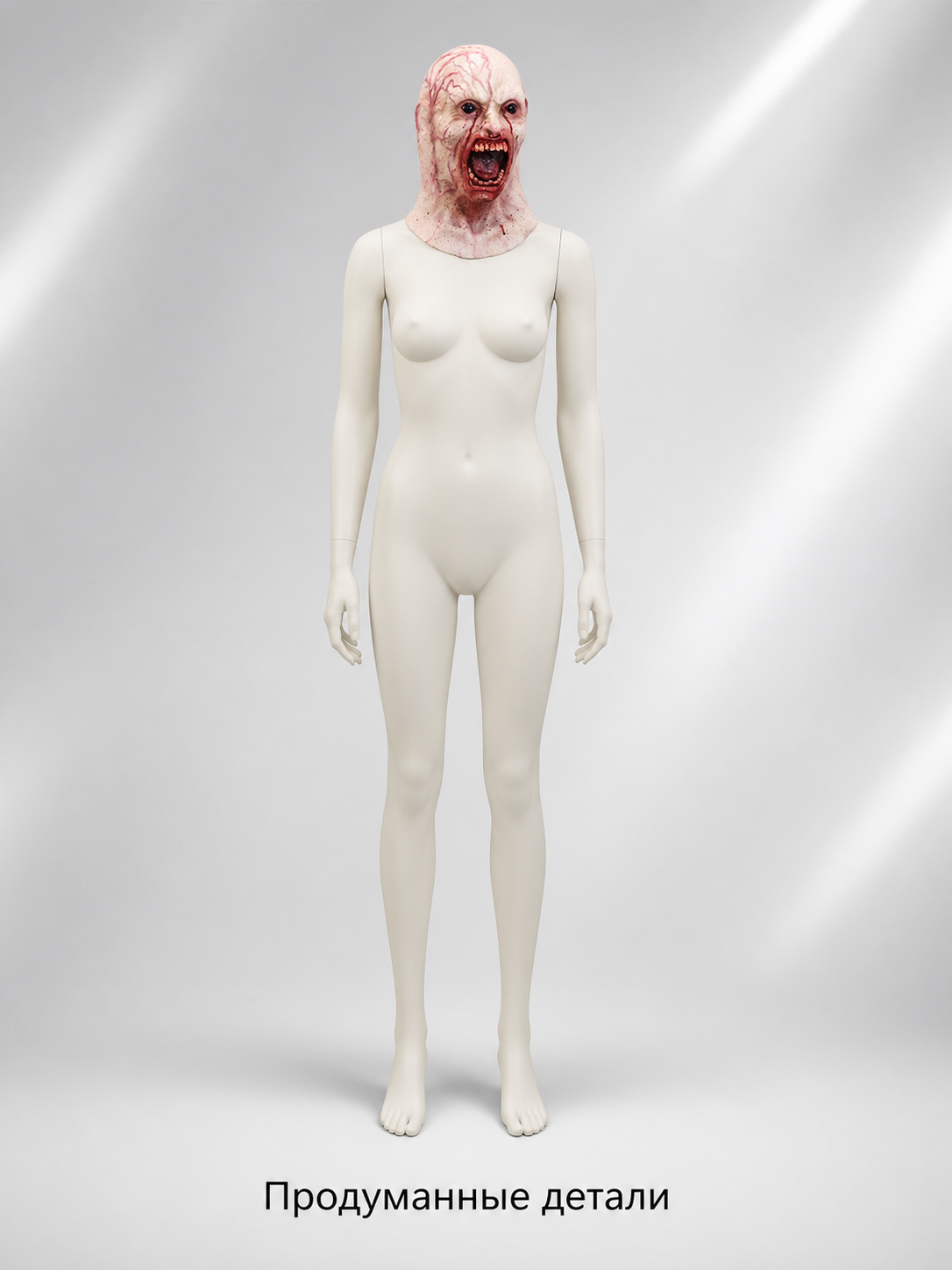 Zombie Carnival Mask with Bloodstains