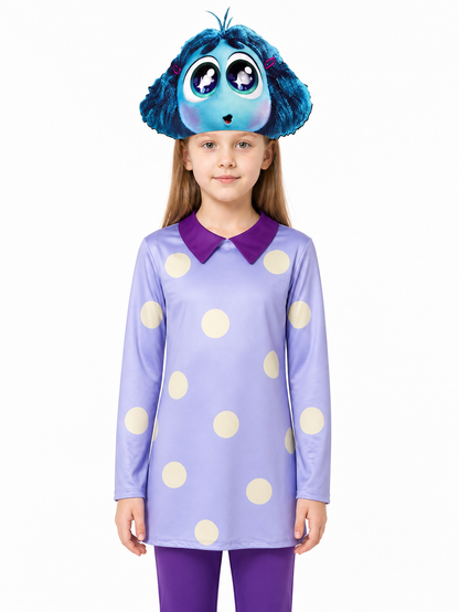 Joy Costume, Light Purple with Dots, from Inside Out 2 Costumes detail 3