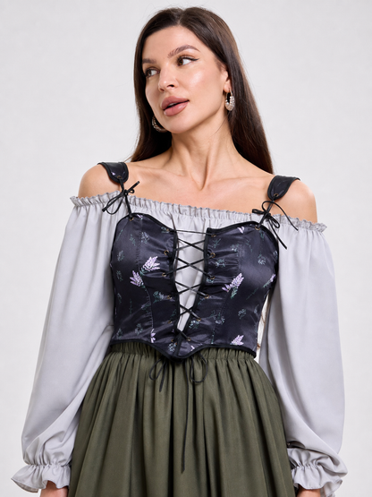 Historical Costume Dress with Corset Top