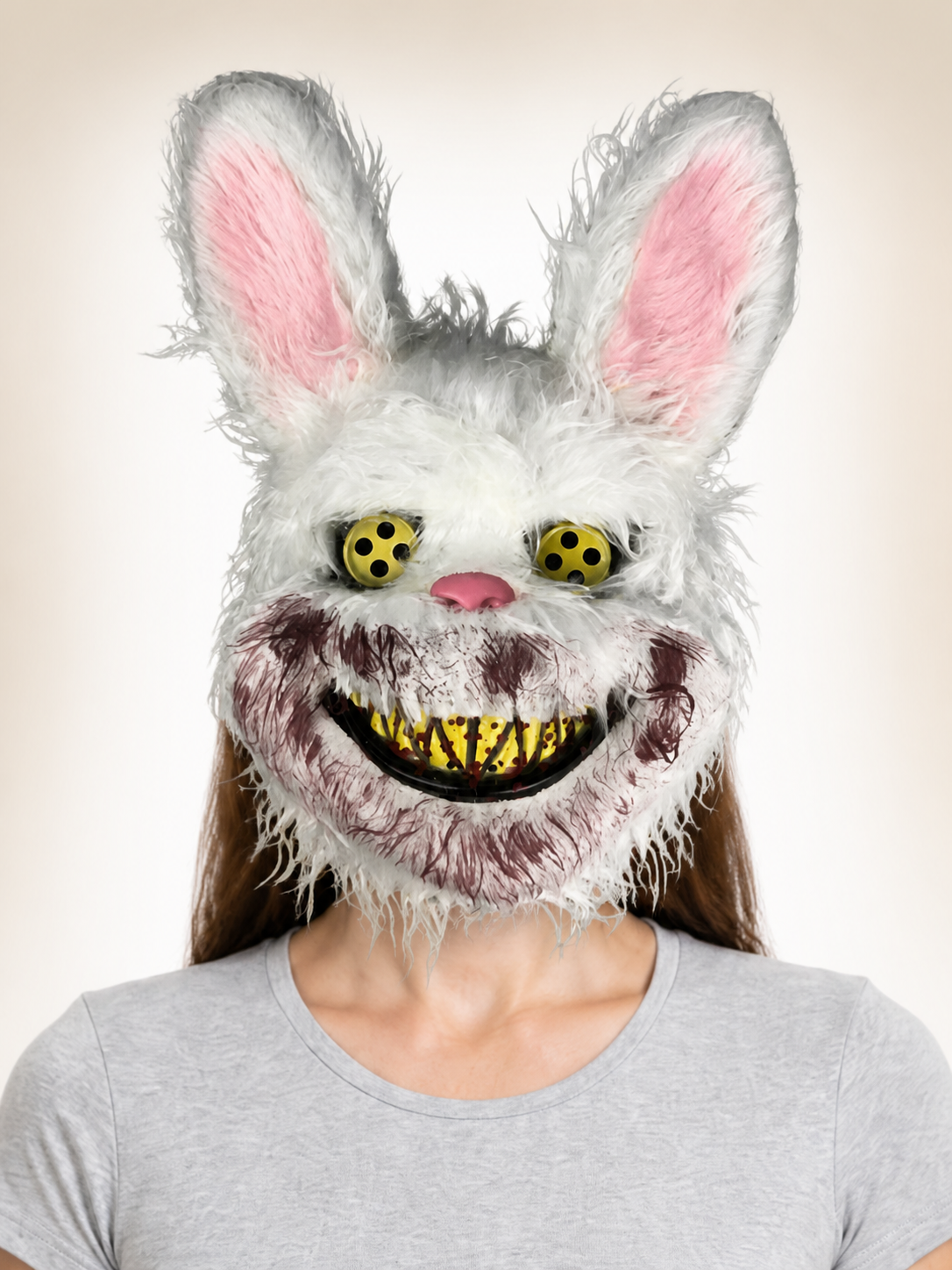 Halloween Blood-Stained Rabbit Headpiece Costume Headwear detail 2