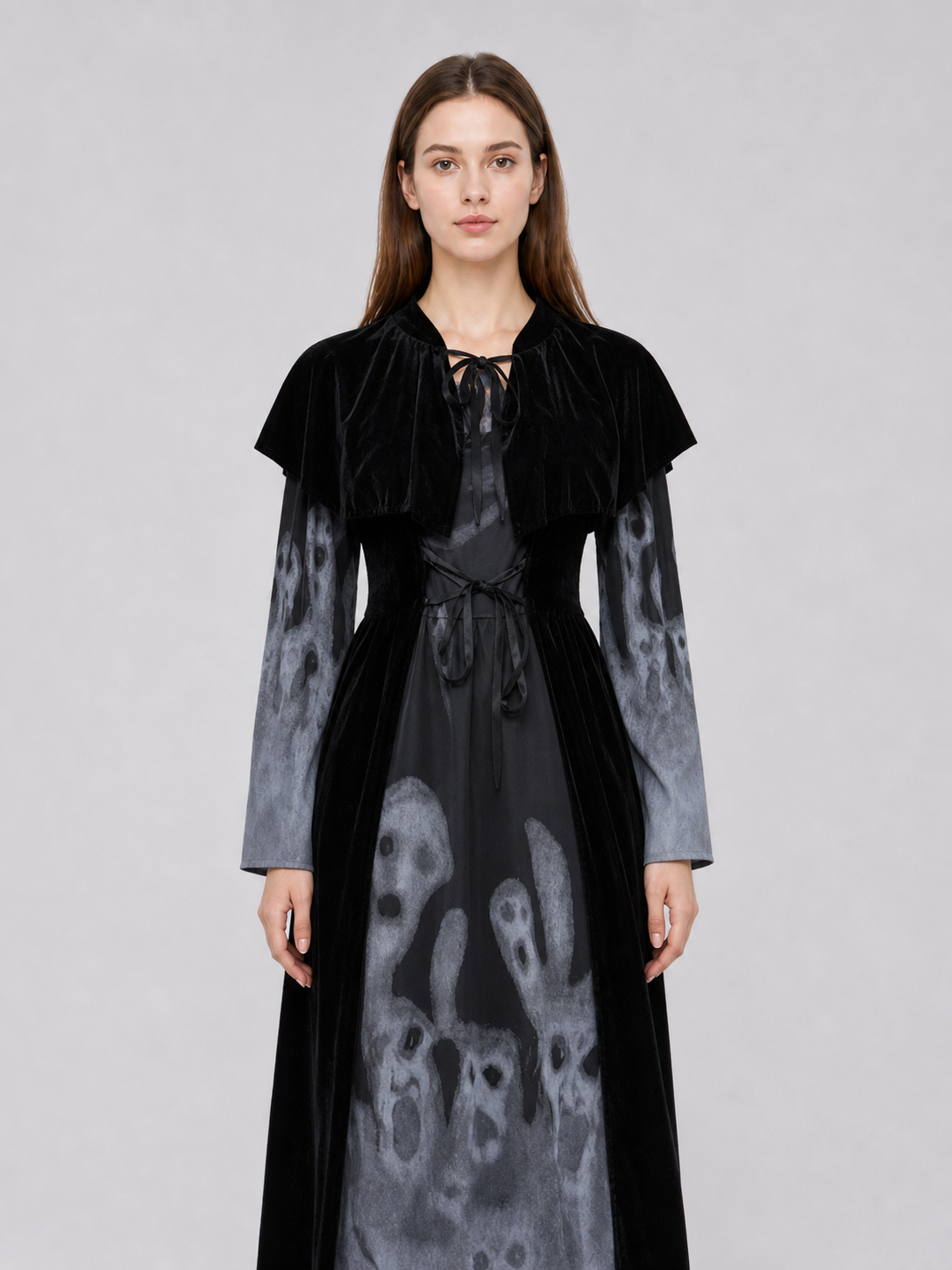 Gothic Ghost Halloween Dress Costume