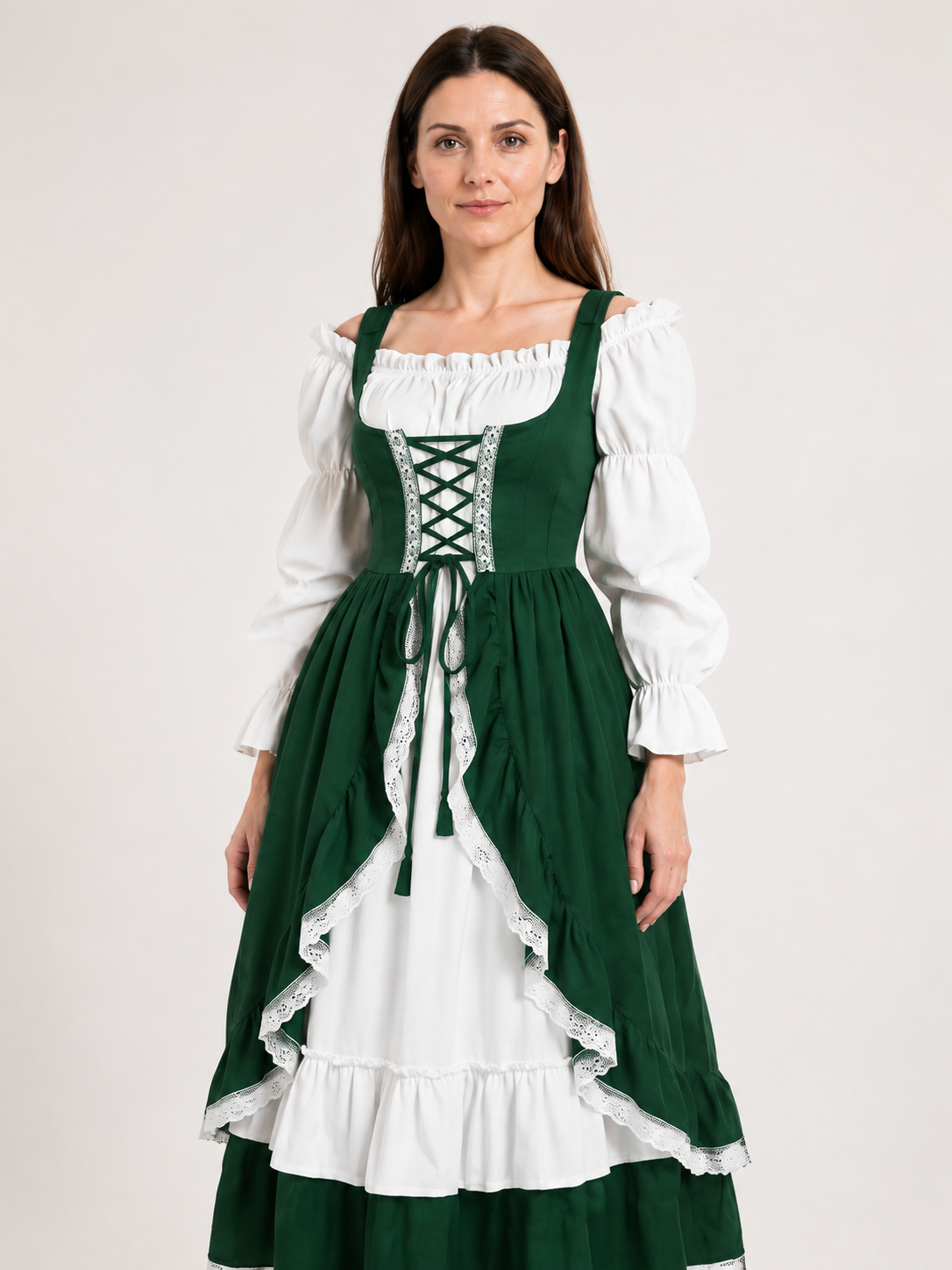 Medieval Victorian Princess Corset Dress Costume Dresses detail 2
