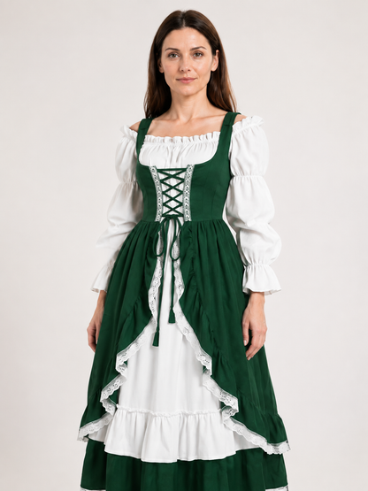 Medieval Victorian Princess Corset Dress Costume Dresses detail 2