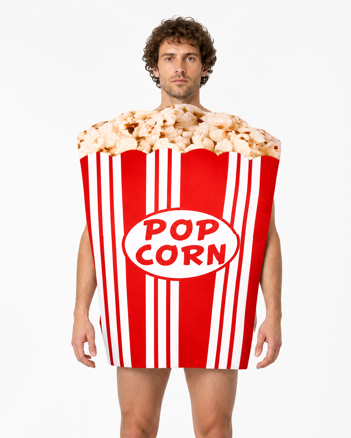 Voluminous Sleeveless Popcorn Costume