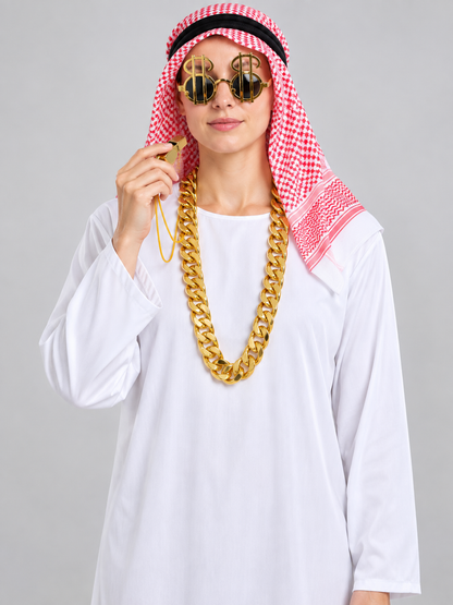 Costume with a Headscarf and Chain Costumes detail 2