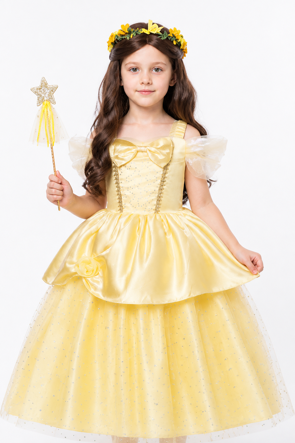 Carnival costume with dress, wig, and wand Costume Dresses detail 3