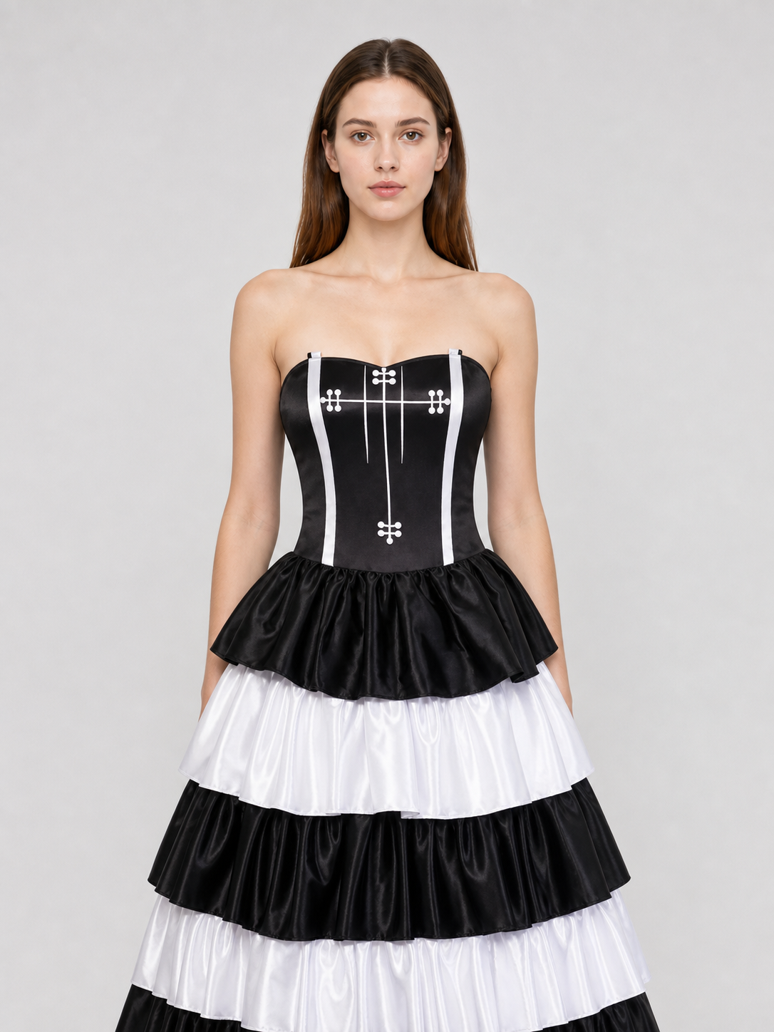 Perona One Piece Cosplay Dress with Hat