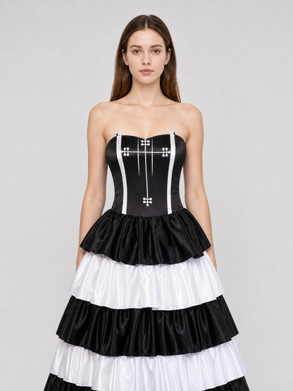 Perona One Piece Cosplay Dress with Hat