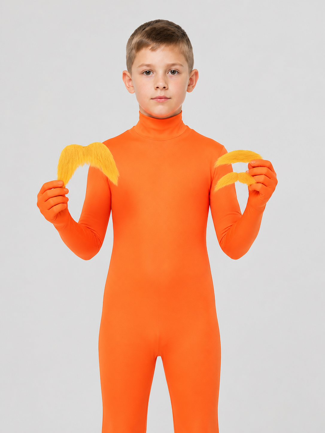 Orange Hooded Halloween Jumpsuit Costume Costumes detail 3