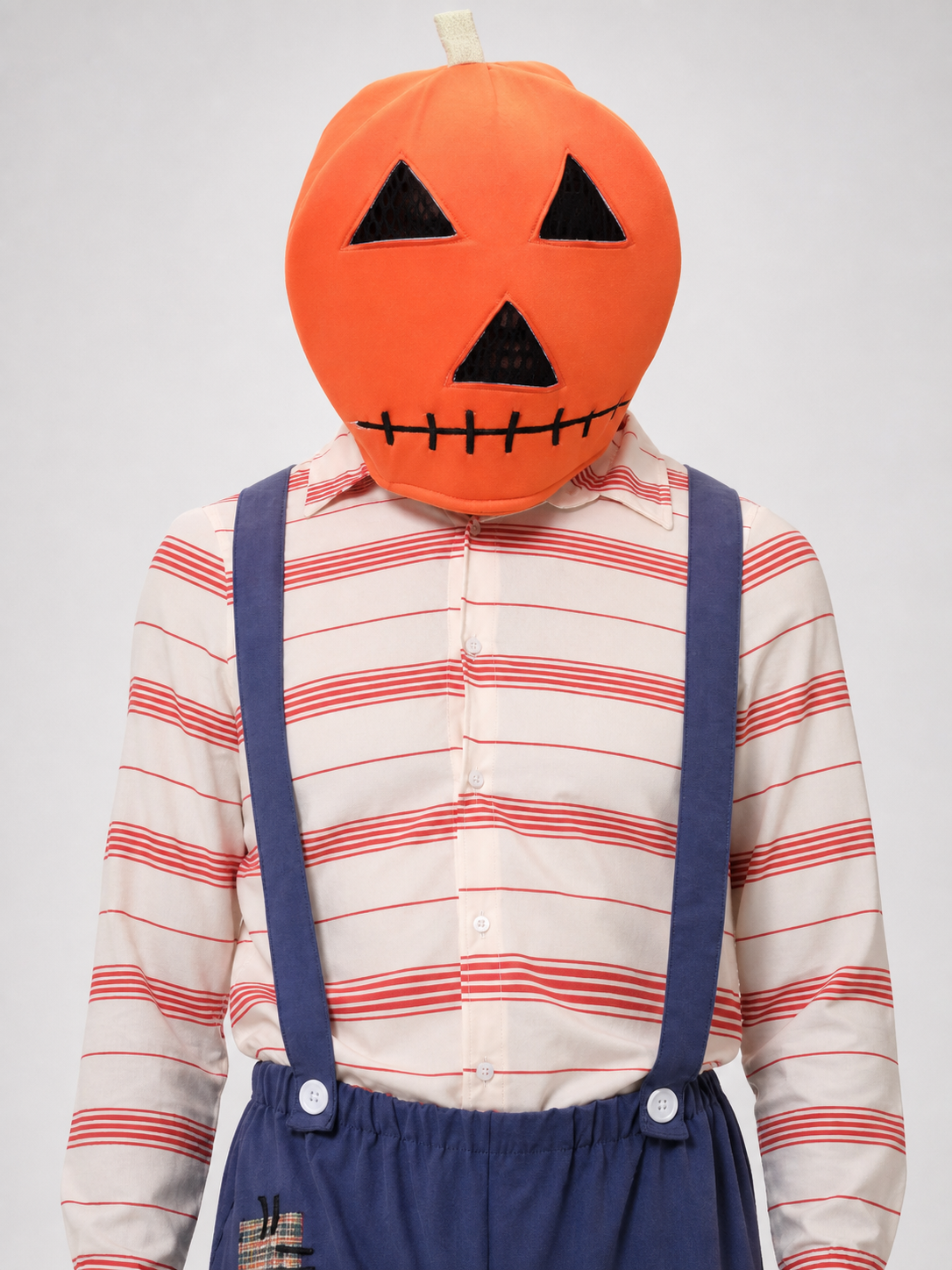 Pumpkin Character Costume with Jumpsuit