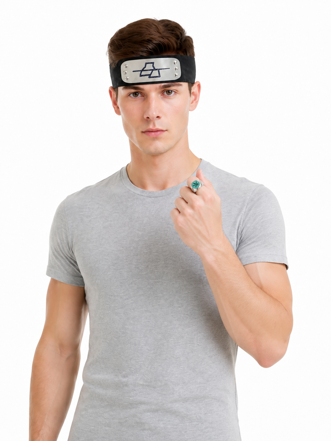Cosplay Headband with Silver Plate Costume Headwear detail 3