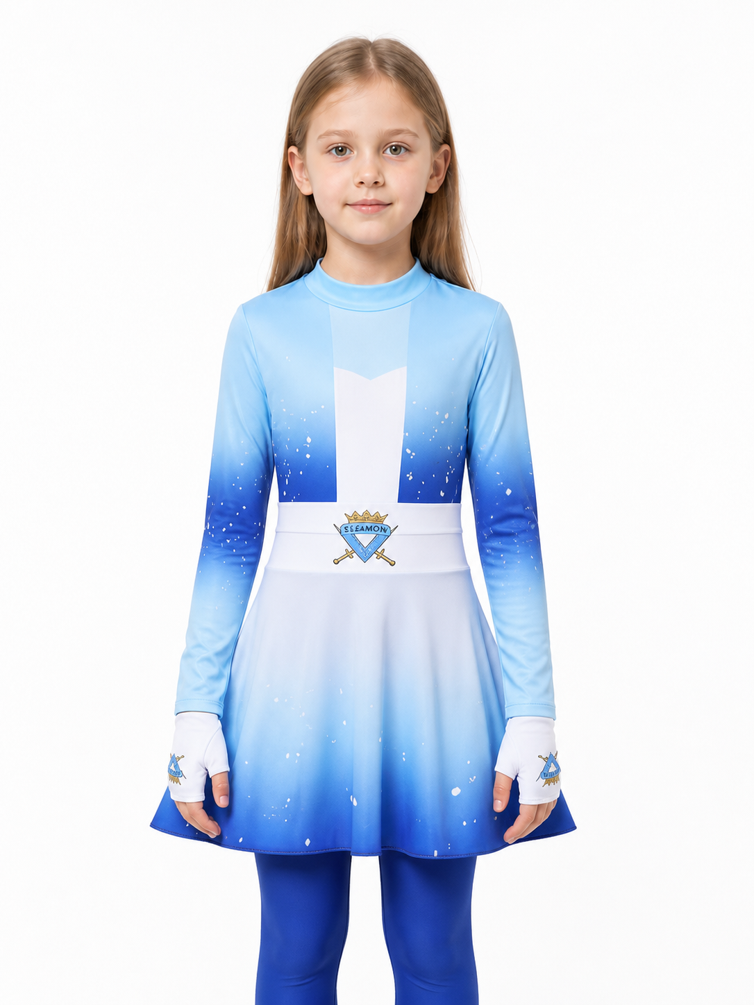 Gradient Princess Dress with White Insert (Halloween) Costume Dresses detail 3