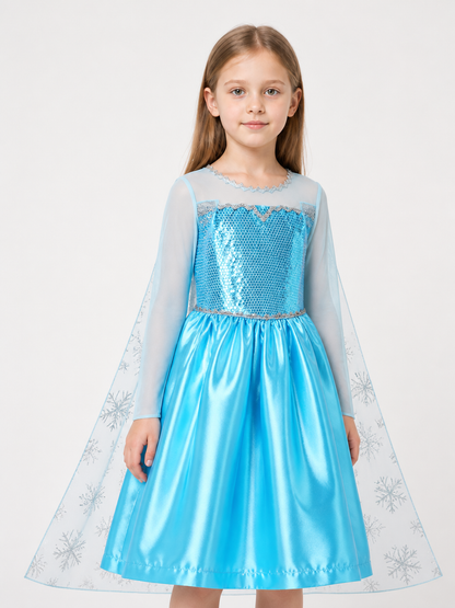 Snow Queen Carnival Costume for Halloween and Cosplay
